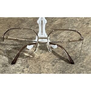 Safilo Lady Elasta 4511/P Half Rim Eyeglasses Frames 54-18-130-47mm Italy G11